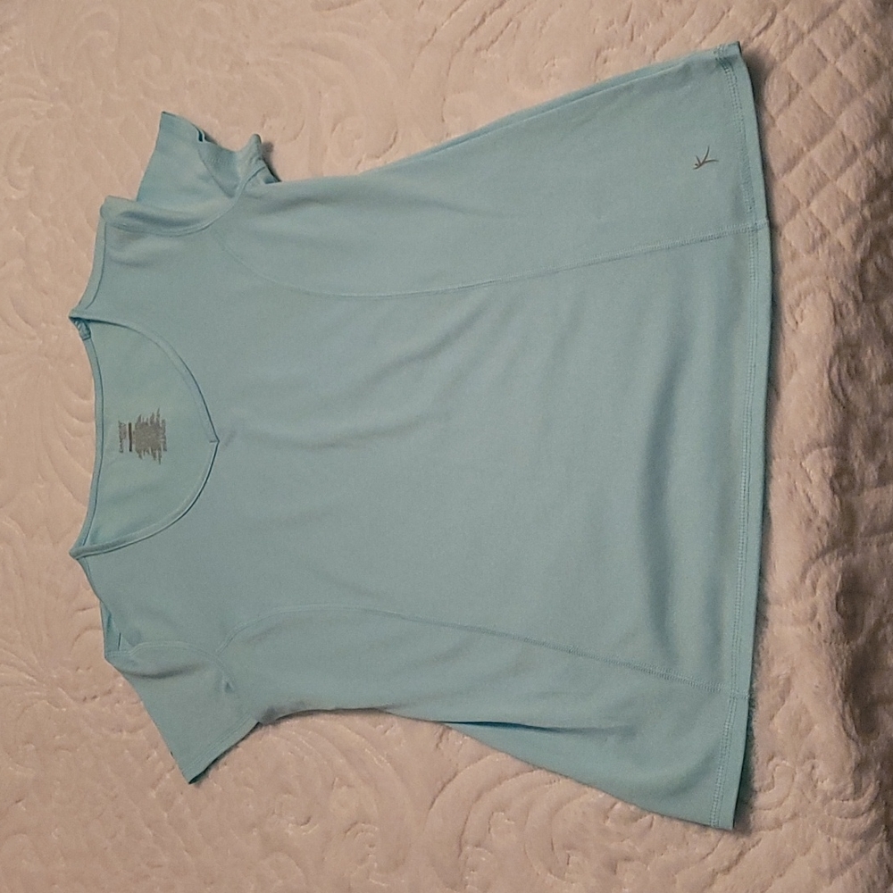 Danskin Now Semi-Fitted Blue Top
